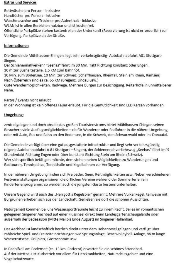 Ferienwohnung Kraehennest In Den Hegaubergen - Naehe Bodensee Muhlhausen-Ehingen Экстерьер фото